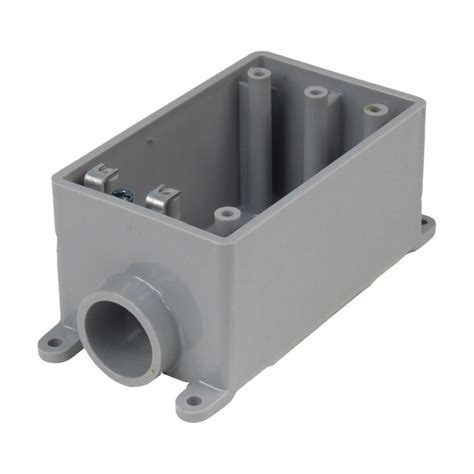 electrical single gang pvc box|single gang remodel outlet box.